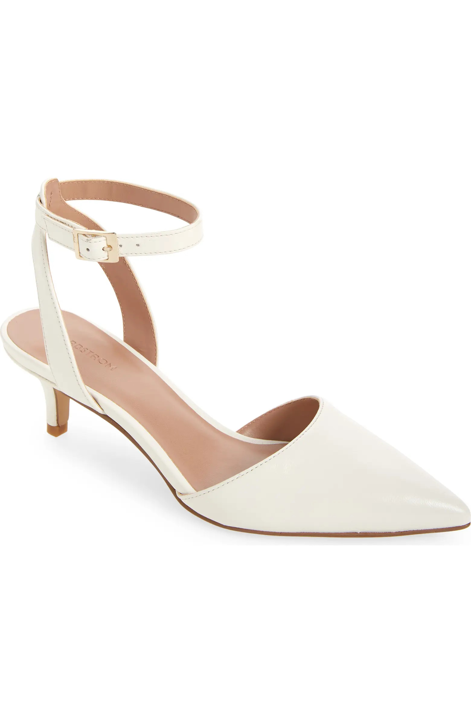 Pearla Kitten Heel Ankle Strap Pump (Women) | Nordstrom Rack