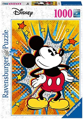 Ravensburger Retro Mickey Mouse 1000 Piece Jigsaw Puzzle for Adults - Every Piece is Unique, Softcli | Amazon (US)