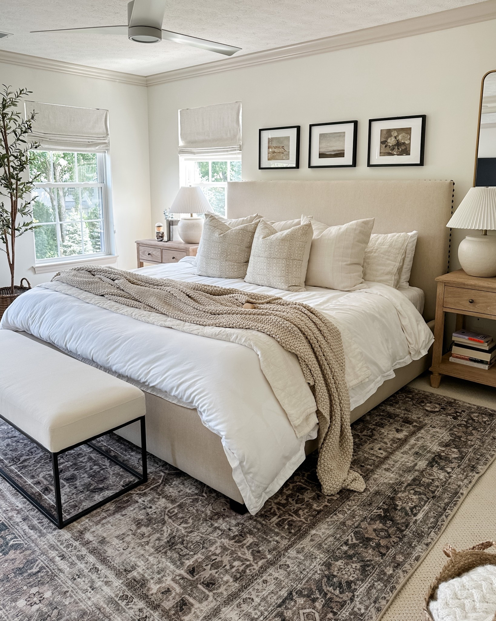 Simple, cozy, neutral bedroom style. 

#LTKSeasonal #LTKHome