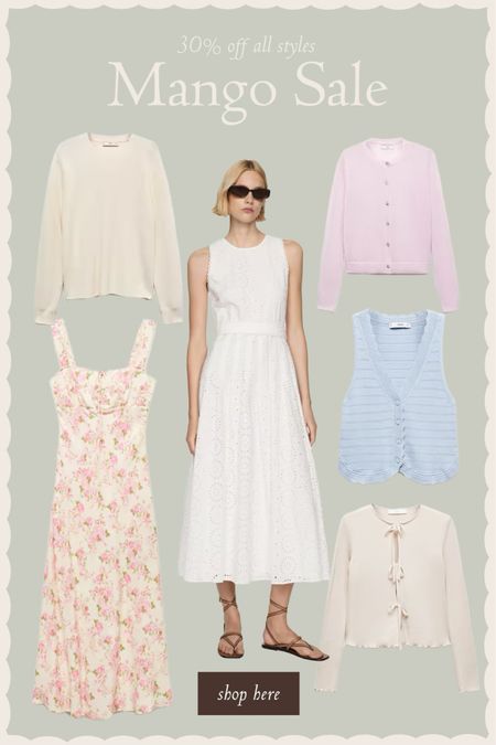 Shop my favorites from Mango’s Spring Sale. 30% off everything and free shipping on orders over $230 with the code SPRING.