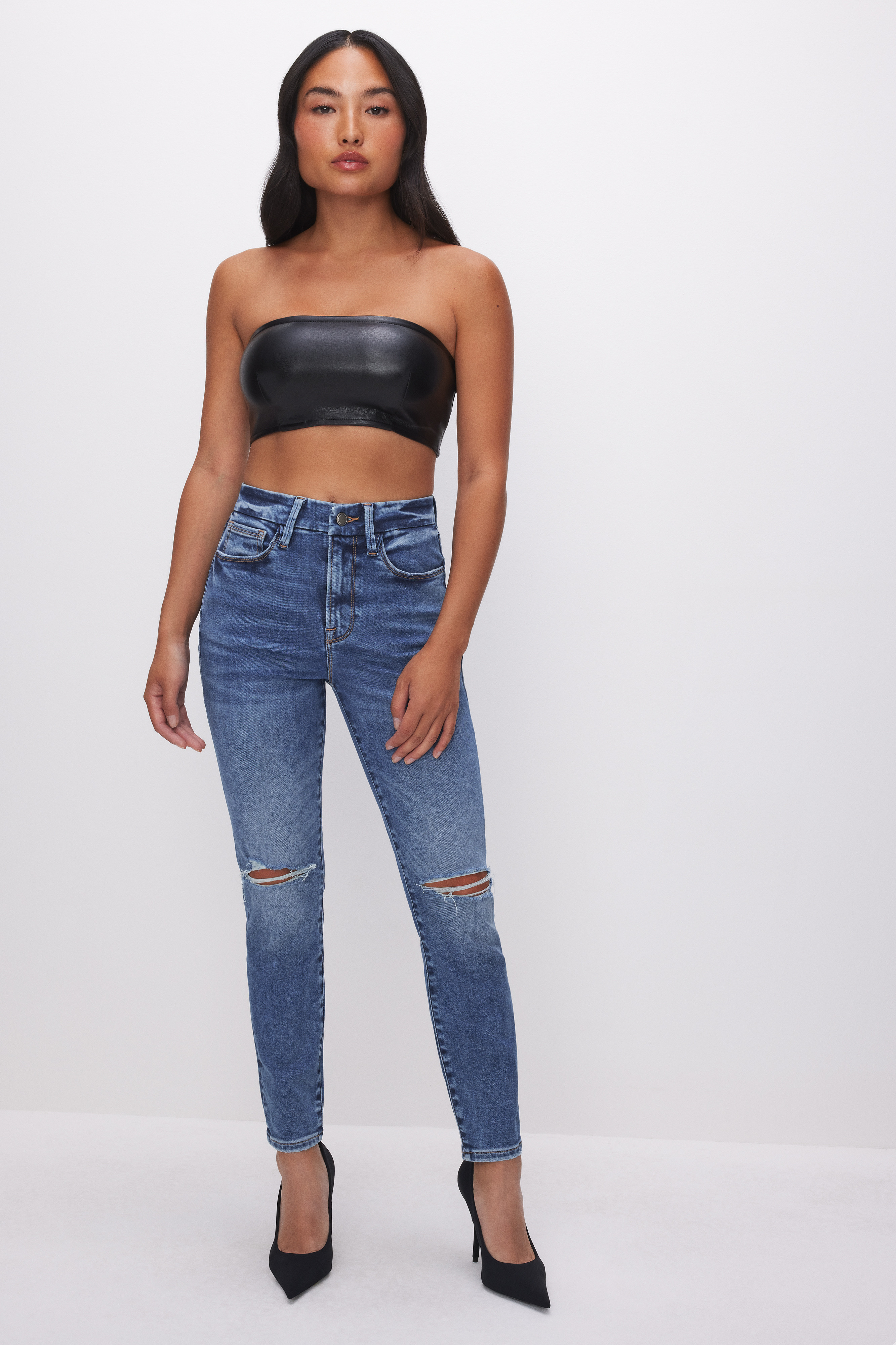 ALWAYS FITS GOOD PETITE SKINNY JEANS | Good American