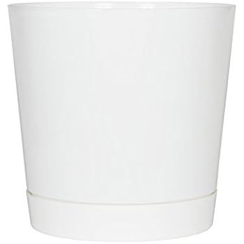 Full Depth Round Cylinder Pot, White, 12-Inch | Amazon (US)