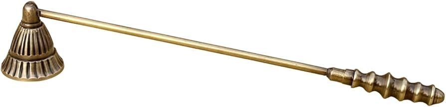 Living Ideas Handmade Solid Brass Candle Snuffer Farmhouse Modern Candle Extinguisher with Long H... | Amazon (US)