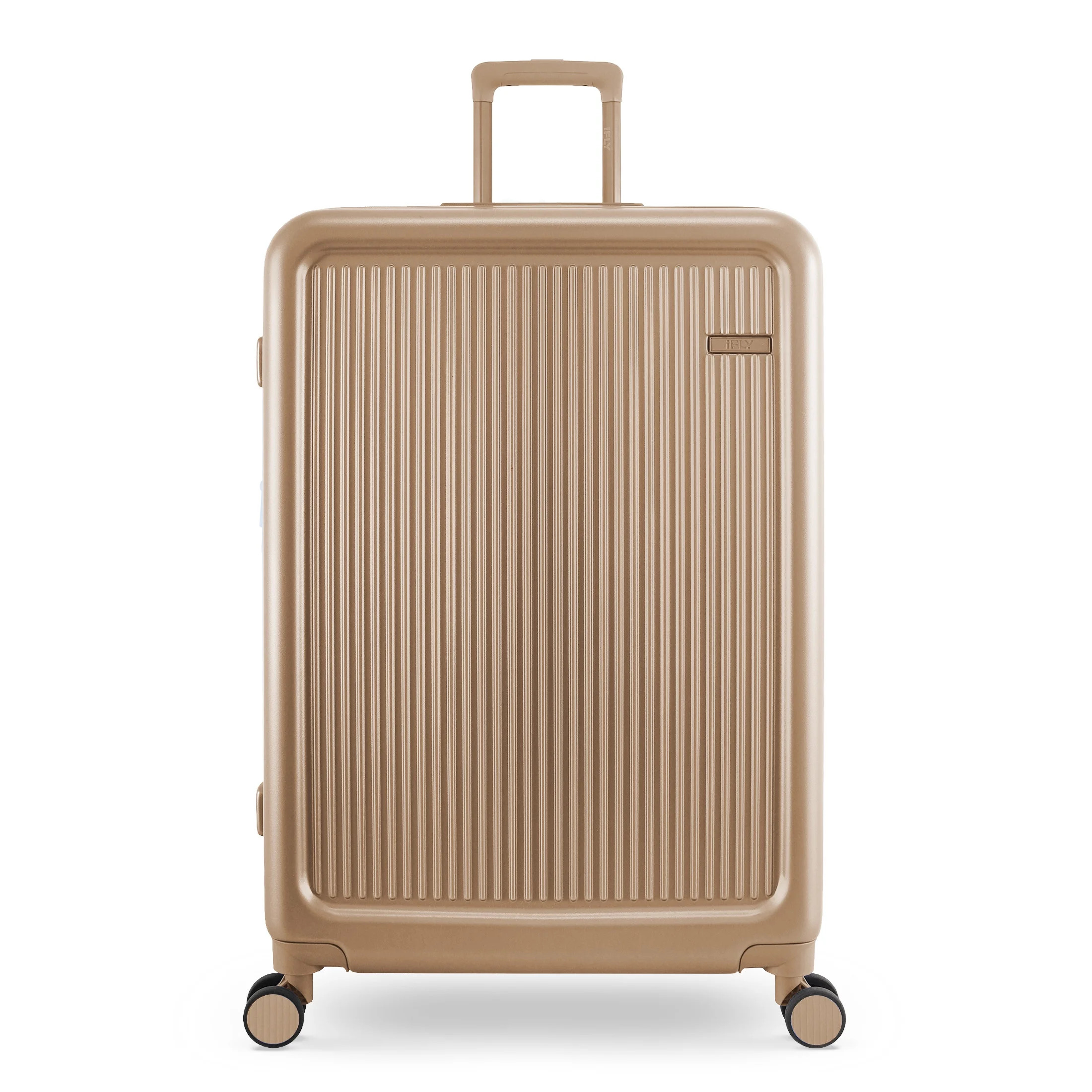 iFLY Roam 28" Large Expandable Hardside Spinner Checked Luggage, Sand - Walmart.com | Walmart (US)