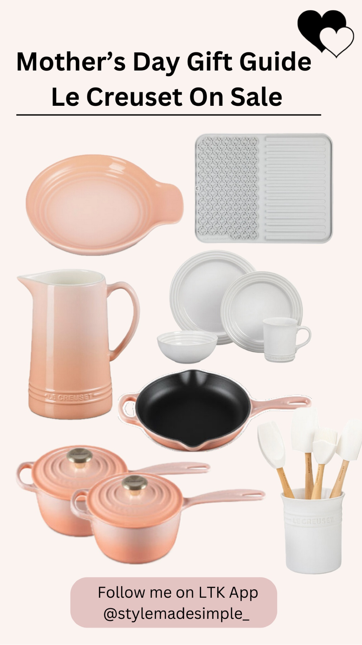 Le Creuset sale, Mother’s Day gifts , gifts for mom , kitchen cookware gifts , cooking pan, pitcher , cooking pot, spoon rest 

#LTKHome #LTKFamily #LTKGiftGuide