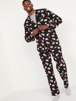 Patterned Flannel Pajama Sets for Men | Old Navy (US)