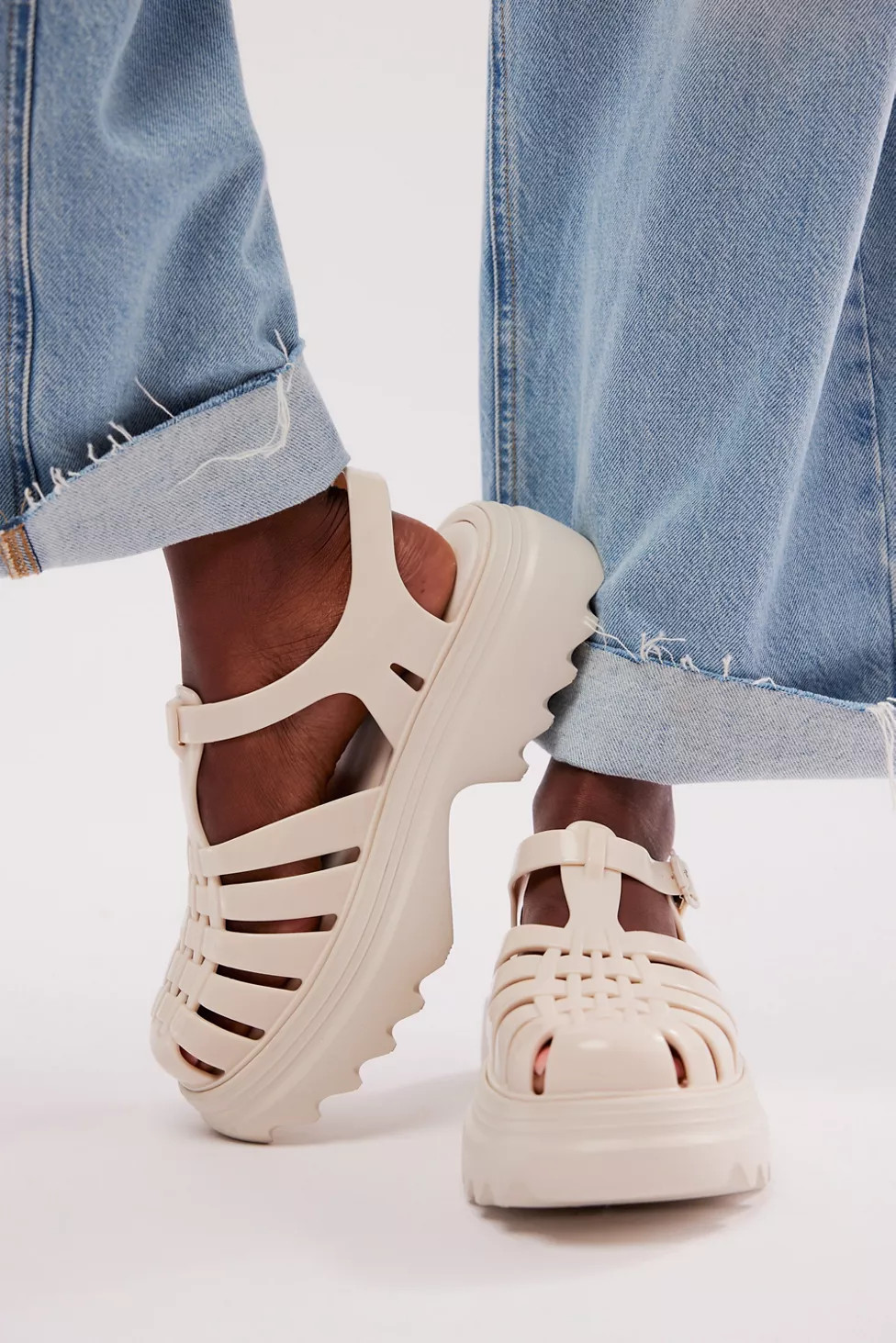 Melissa Possession Jelly Platform Fisherman Sandals | Urban Outfitters (US and RoW)