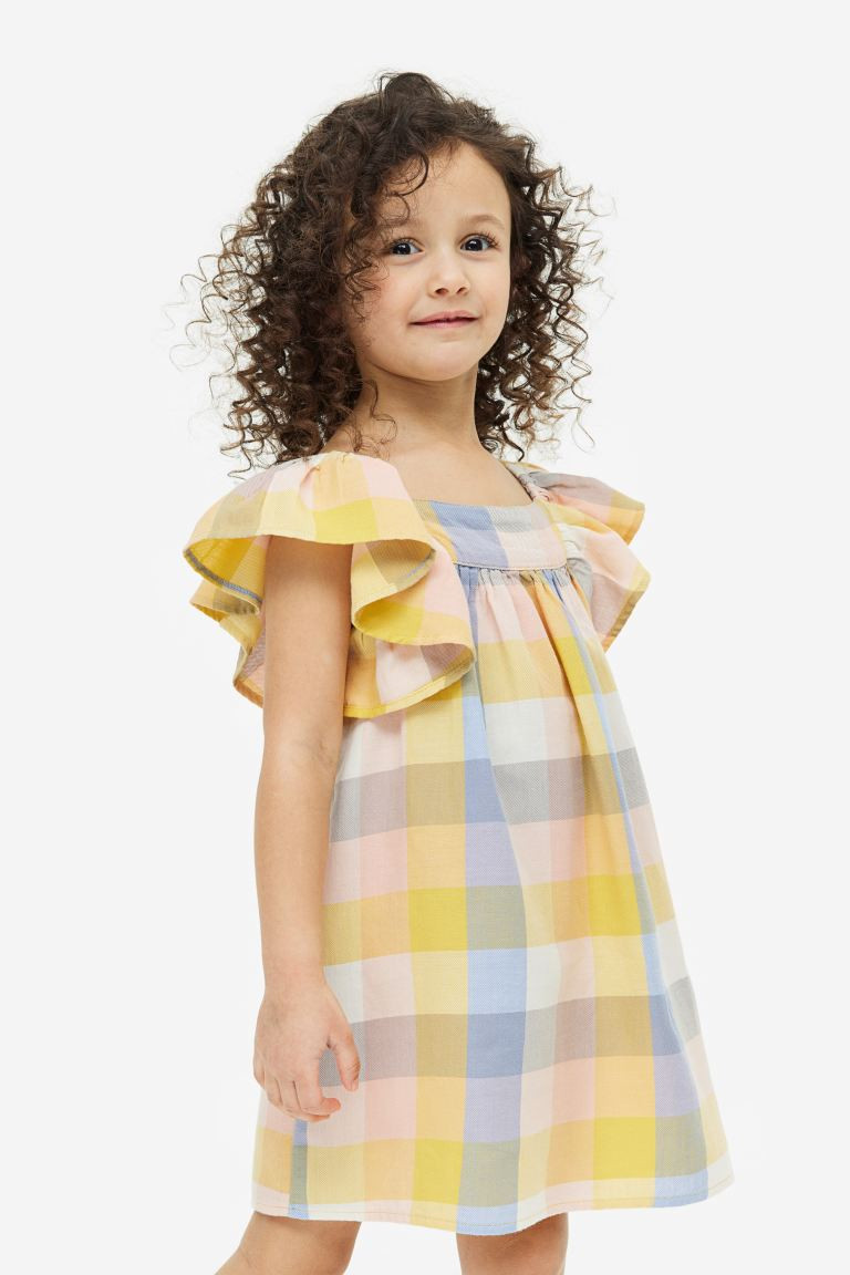Butterfly-sleeved Patterned Dress | H&M (US + CA)