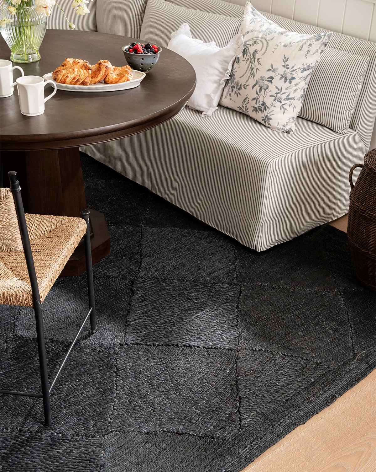 Diamond Braided Jute Rug | McGee & Co. (US)