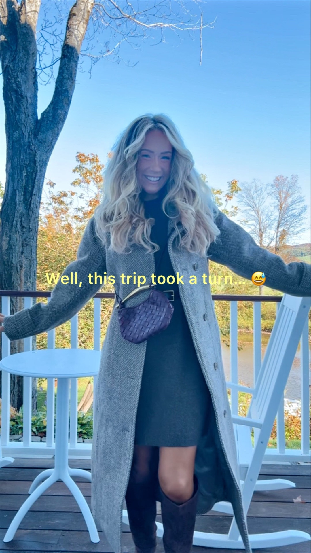 Affiliate links - I earn commission on purchases made through my links

GRWM to attempt two days worth of Vermont plans in one day 😂🍂 What could possibly go wrong?😅😂

Abercrombie funnel neck coat
Quince sweater dress
Fall outfits 
Vermont outfit