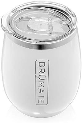 Amazon.com | BrüMate Uncork'd XL 14oz Wine Glass Tumbler With Splash-proof Lid - Made With Vacuu... | Amazon (US)