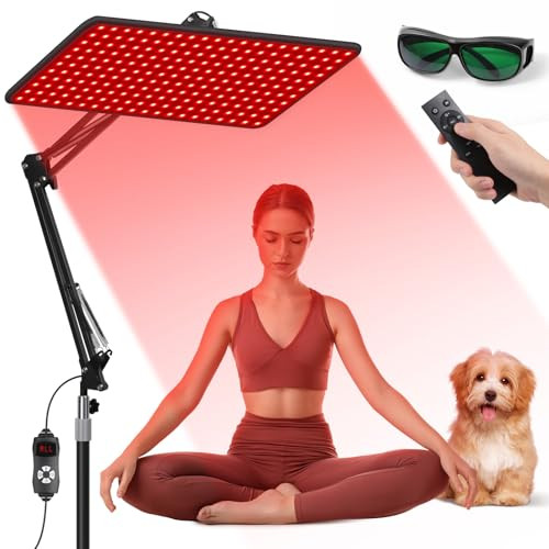BEICHEN Red Light Therapy, Infrared Redlight-Therapy for Body and Face Lamp Device with Remote Co... | Amazon (US)