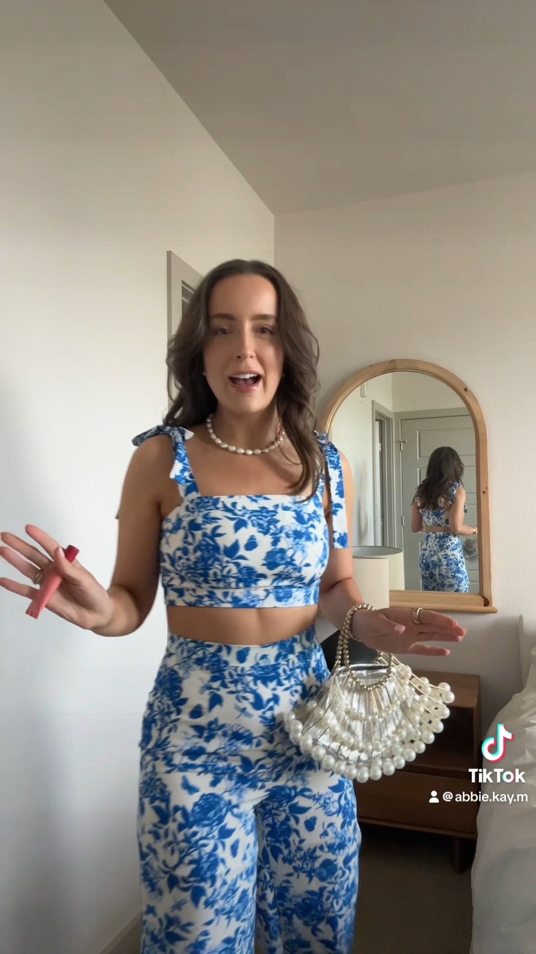 Outfit of the night 💙🐚

My shoes are almost identical to the Steve Madden heels linked below! Everything fits true to size!

Vacation outfit, amazon finds, summer outfit ideas, summer style, Italy outfit, Greece outfit, summer Europe trip outfit, pearl handbag, summer purse, gold summer heels, dinner date outfit 

#LTKTravel #LTKVideo #LTKSummerSales