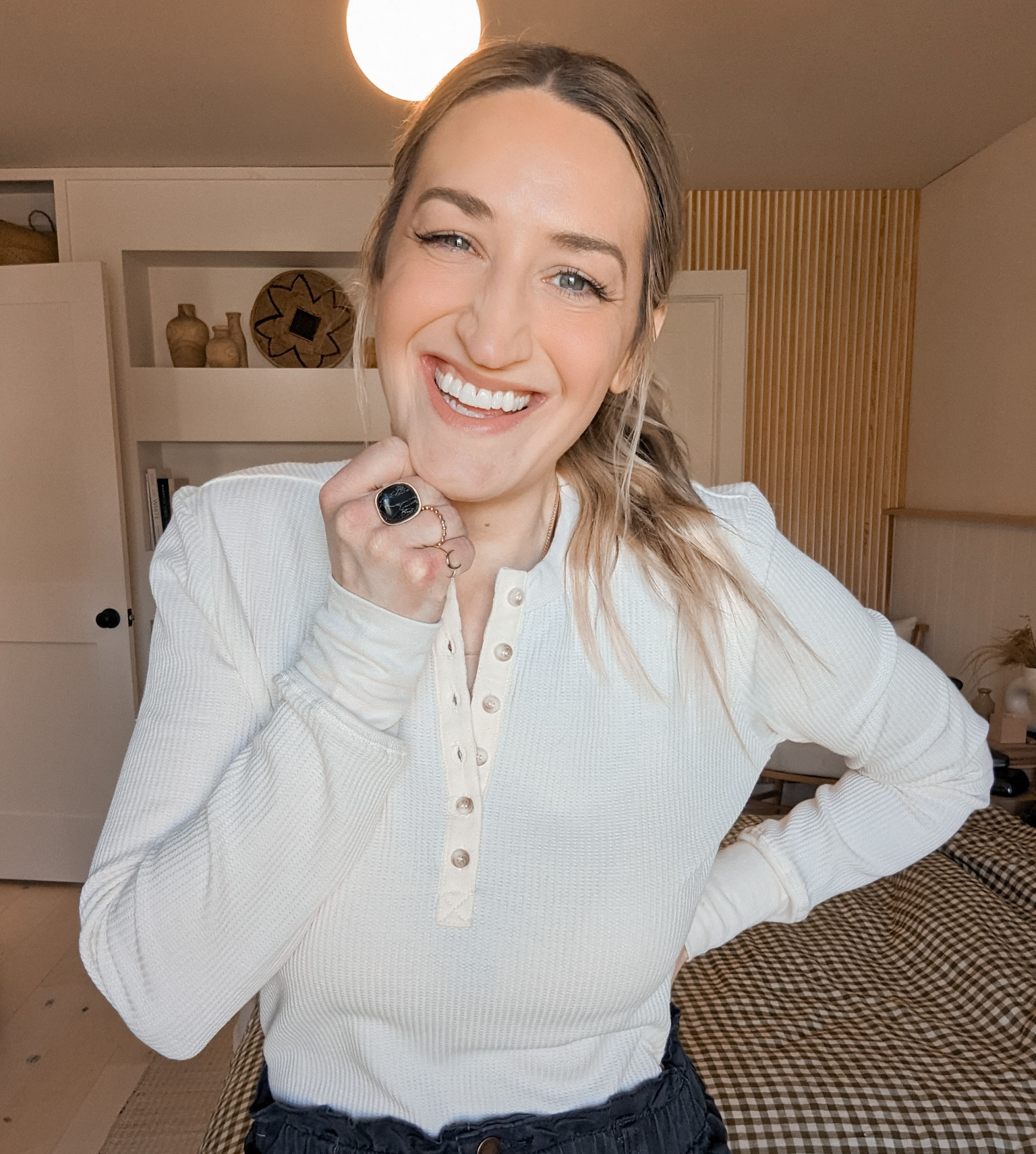 My Sephora Sale picks that I use in my everyday makeup routine:
-iNNBEAUTY Slushy Serum Moisturizer 
-iNNBEAUTY face glaze
-Anastasia dipbrow in shade “soft brown”
-Anastasia strong hold clear brow gel
-Too Faced born this way foundation 
-NARS liquid blush in shade “orgasm"

#LTKbeauty #LTKsalealert #LTKunder100