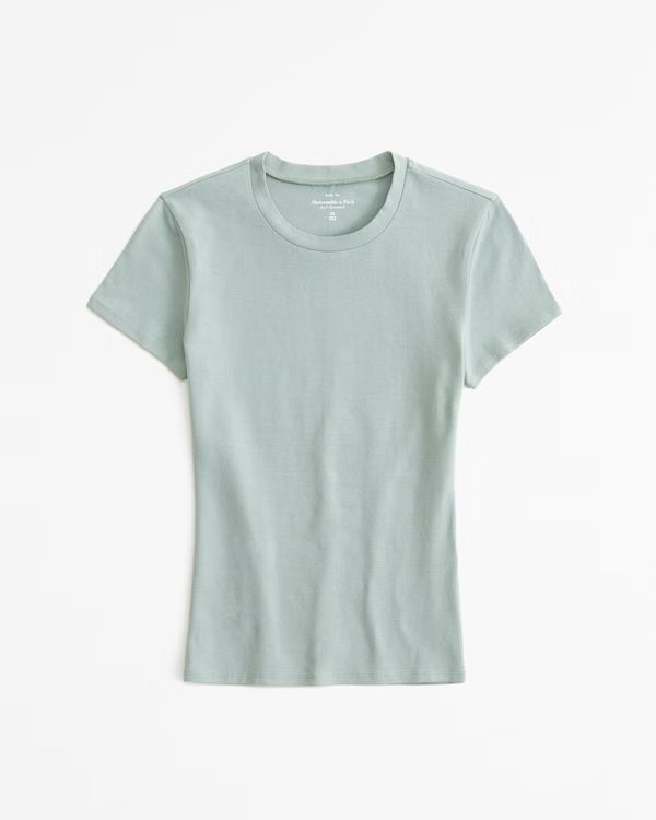 Women's Essential Tuckable Baby Tee | Women's | Abercrombie.com | Abercrombie & Fitch (US)