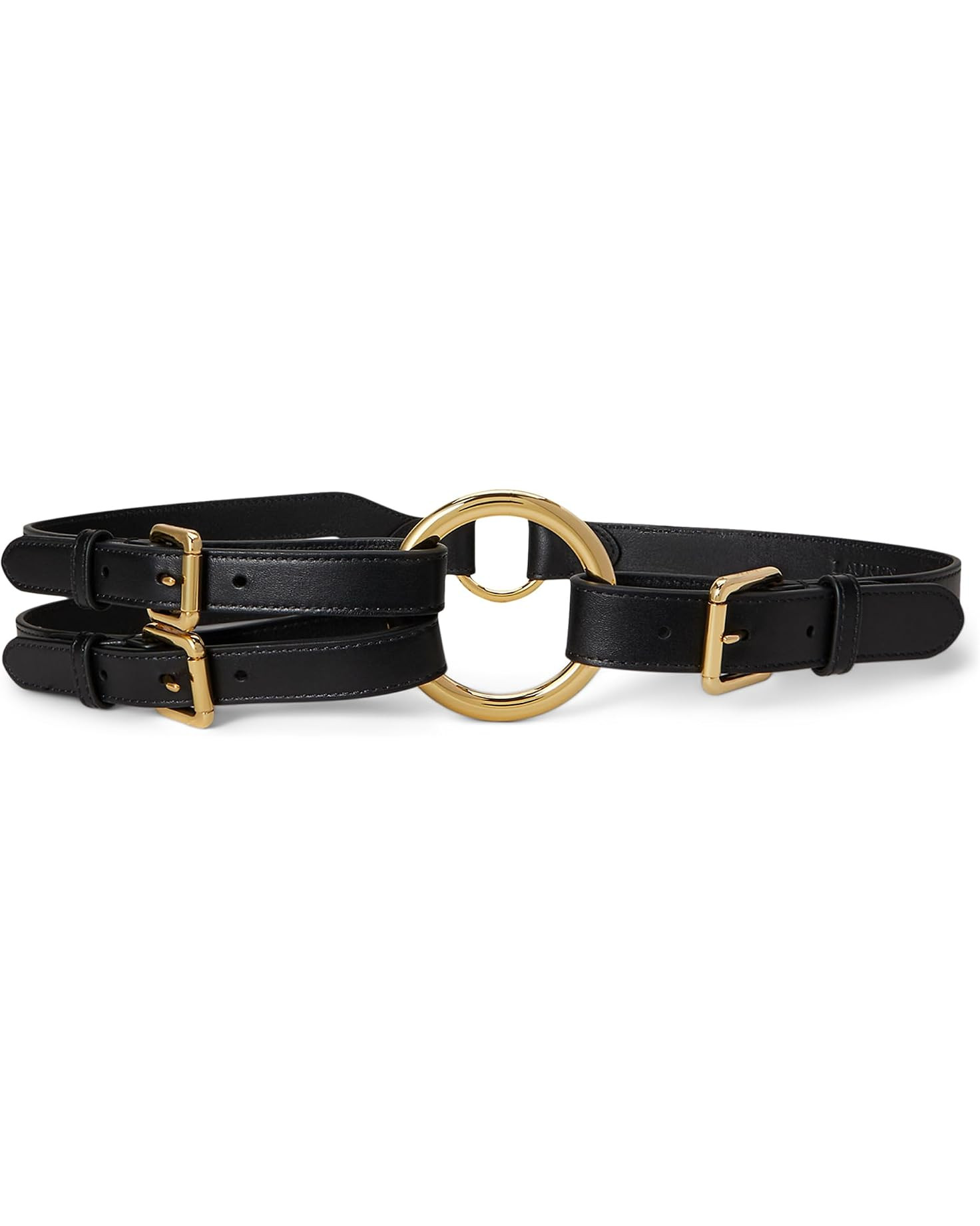 Tri-strap O-ring Leather Belt | Zappos