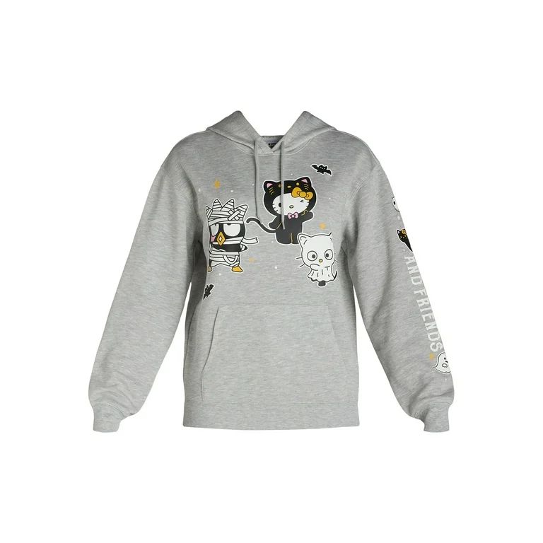 Hello Kitty Women’s Halloween Graphic Hoodie Sweatshirt with Long Sleeves, Sizes XXS-XXL - Walm... | Walmart (US)