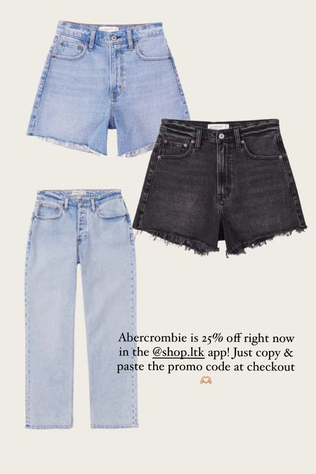 Abercrombie on sale right now for 25% off! 

#LTKSale