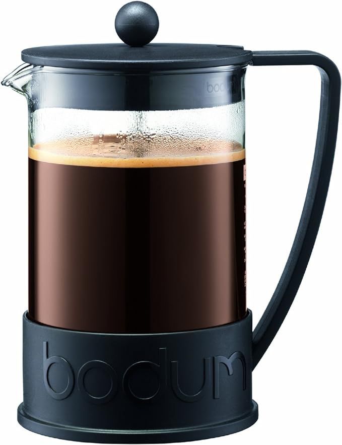Bodum Brazil French Press Coffee Maker, 1.5 Liter, 51 Ounce, Black | Amazon (US)