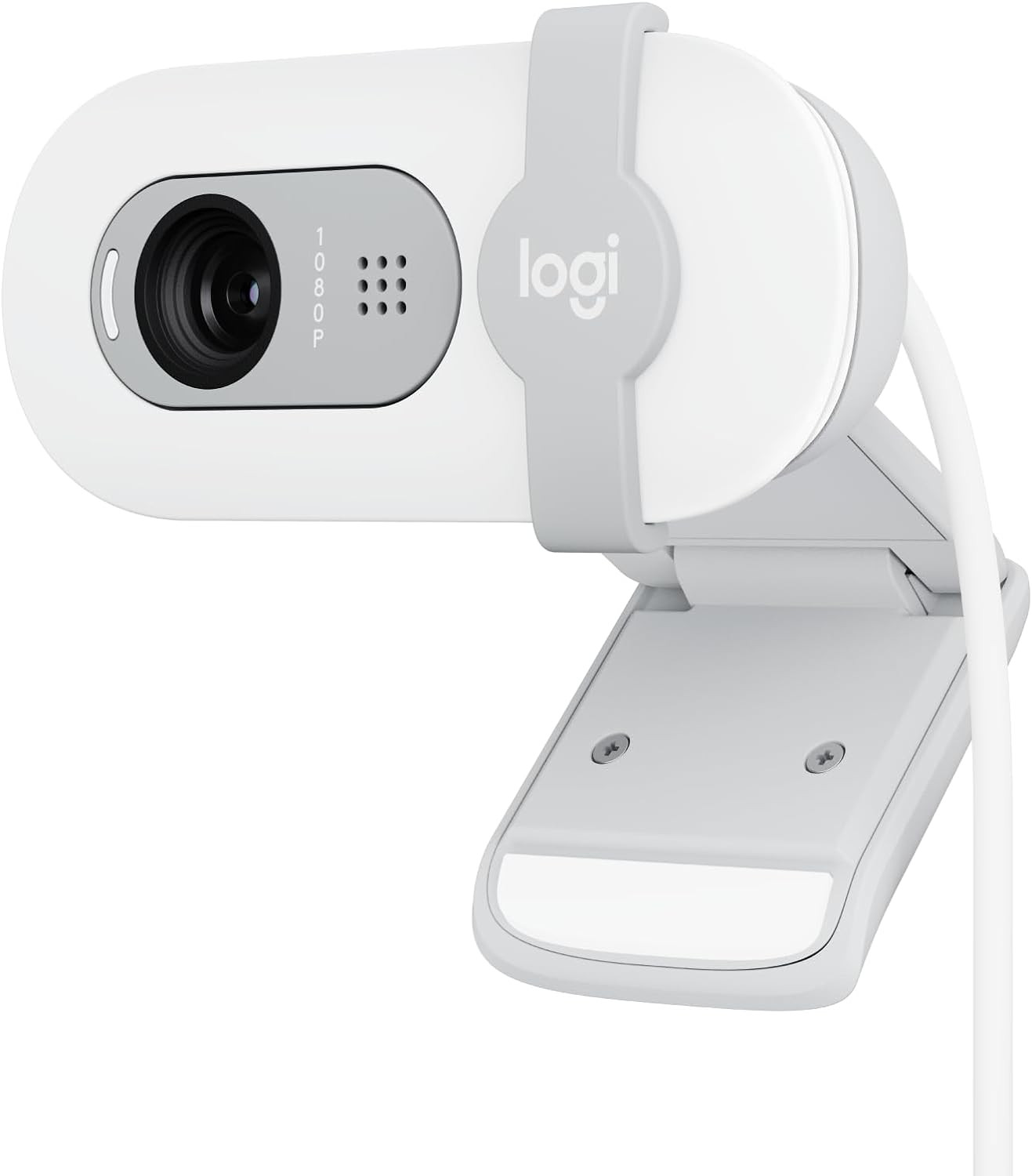 Logitech Brio 100 Full HD 1080p Webcam for Streaming and Meetings - White | Amazon (US)
