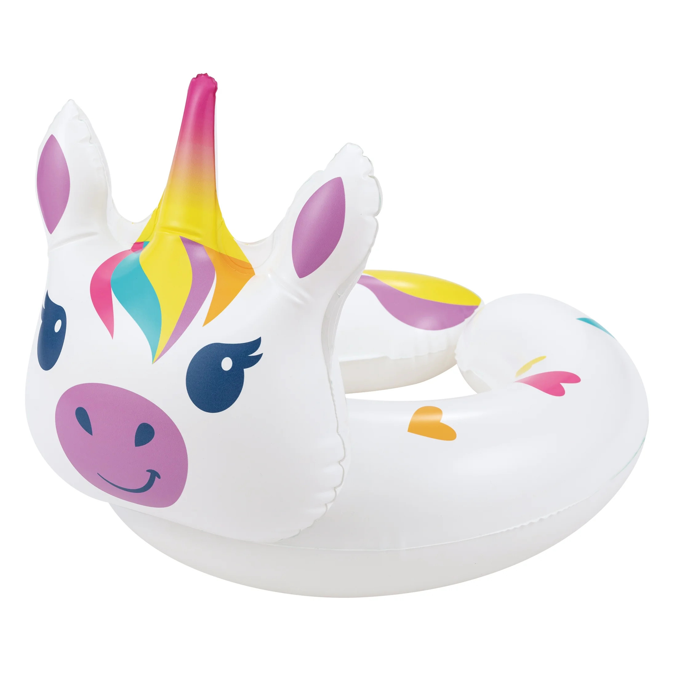Bluescape White Unicorn Split Inflatable Swim Ring Pool Float for Kids, Ages 3 to 6, Unisex | Walmart (US)