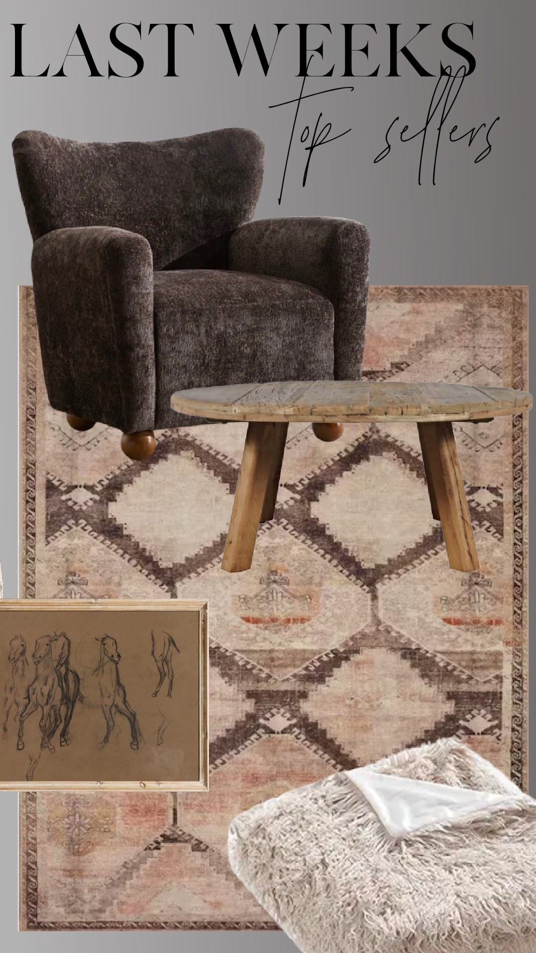Last week’s top sellers and I’m not surprised 👏

You all are loving warm vintage tones, textured neutrals, and pieces that feel collected — not cookie cutter. This rug is the perfect faded statement, the accent chair has that cozy designer feel, and the little wood stool works in literally any room.

Everything linked here before it sells out again.

#LTKhome #NeutralHome #VintageStyle #DesignerLookForLess #MySweetSavannah

#LTKHome
