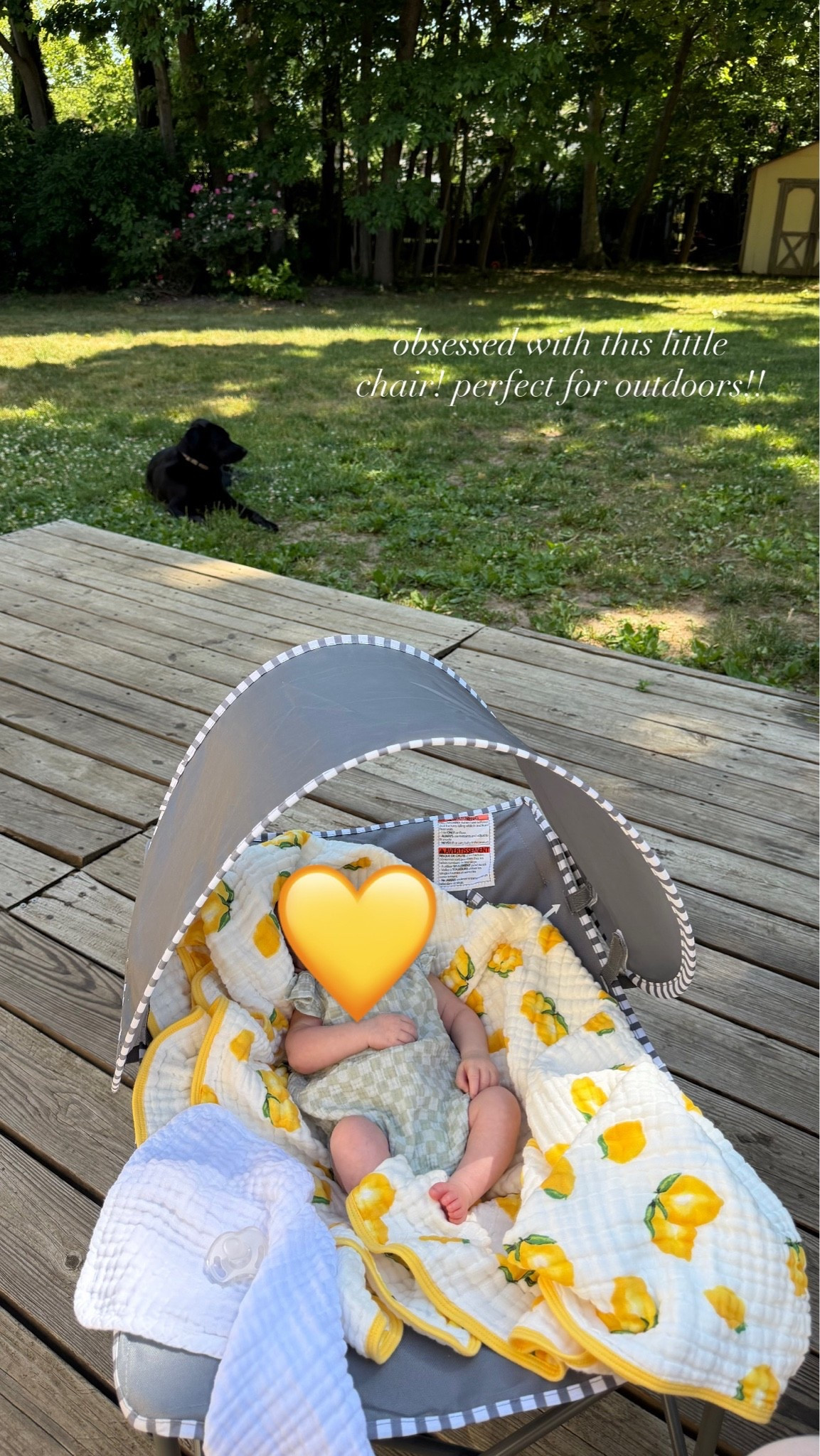Obsessed with this chair for outdoors!!

#LTKmomlife #LTKBaby #LTKKids
