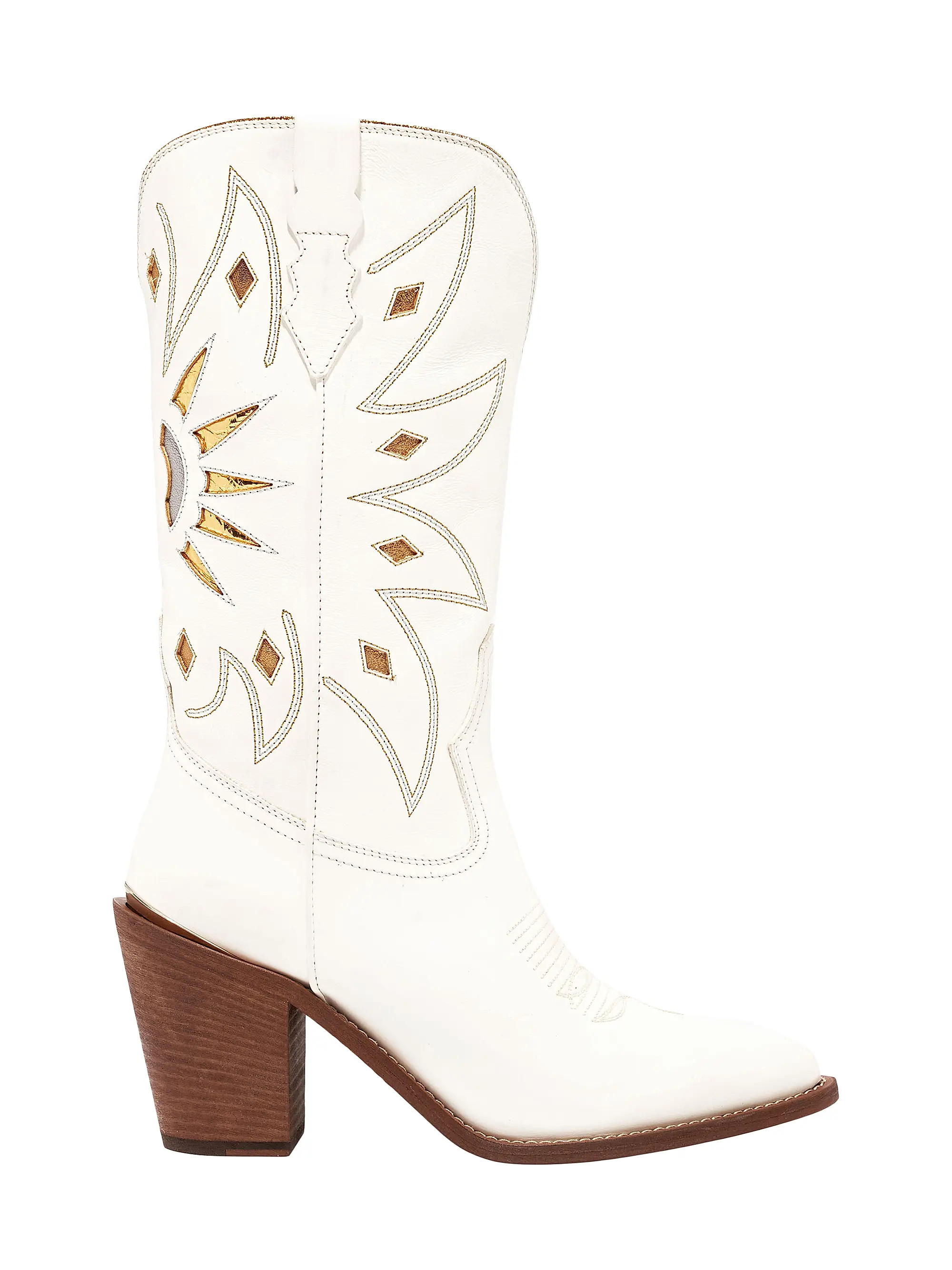 Partlow Abigail 90MM Leather Cowboy Boots | Saks Fifth Avenue | Saks Fifth Avenue