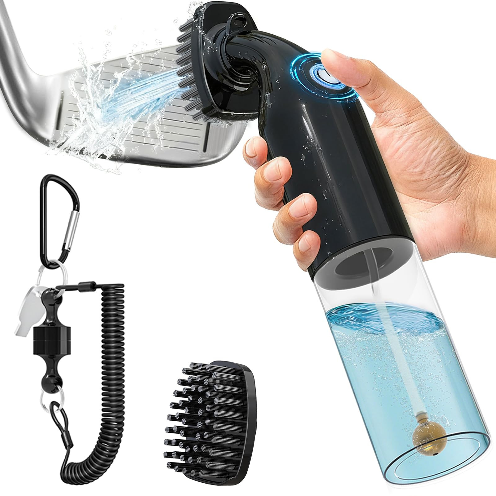 Electric Golf Club Cleaner Brush: AA Battery Powered for Effortless Cleaning - Golf Club Brush fo... | Amazon (US)
