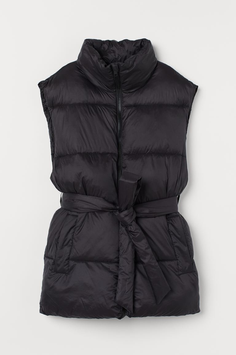 Tie-belt Puffer Vest | H&M (US + CA)