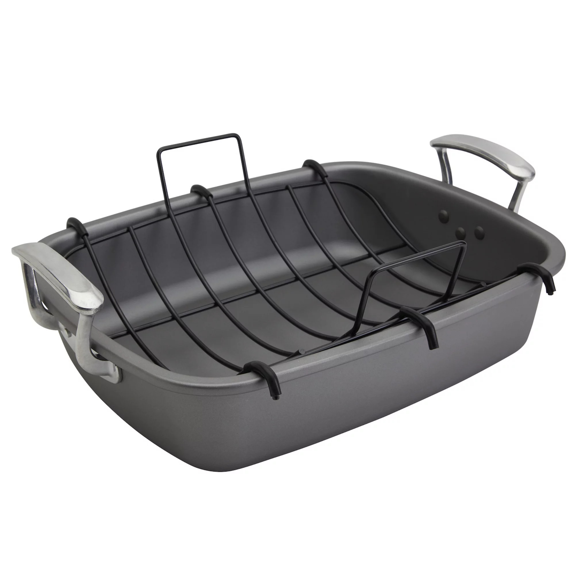 The Big One® 17 in. Carbon Steel Roaster with Rack | Kohl's