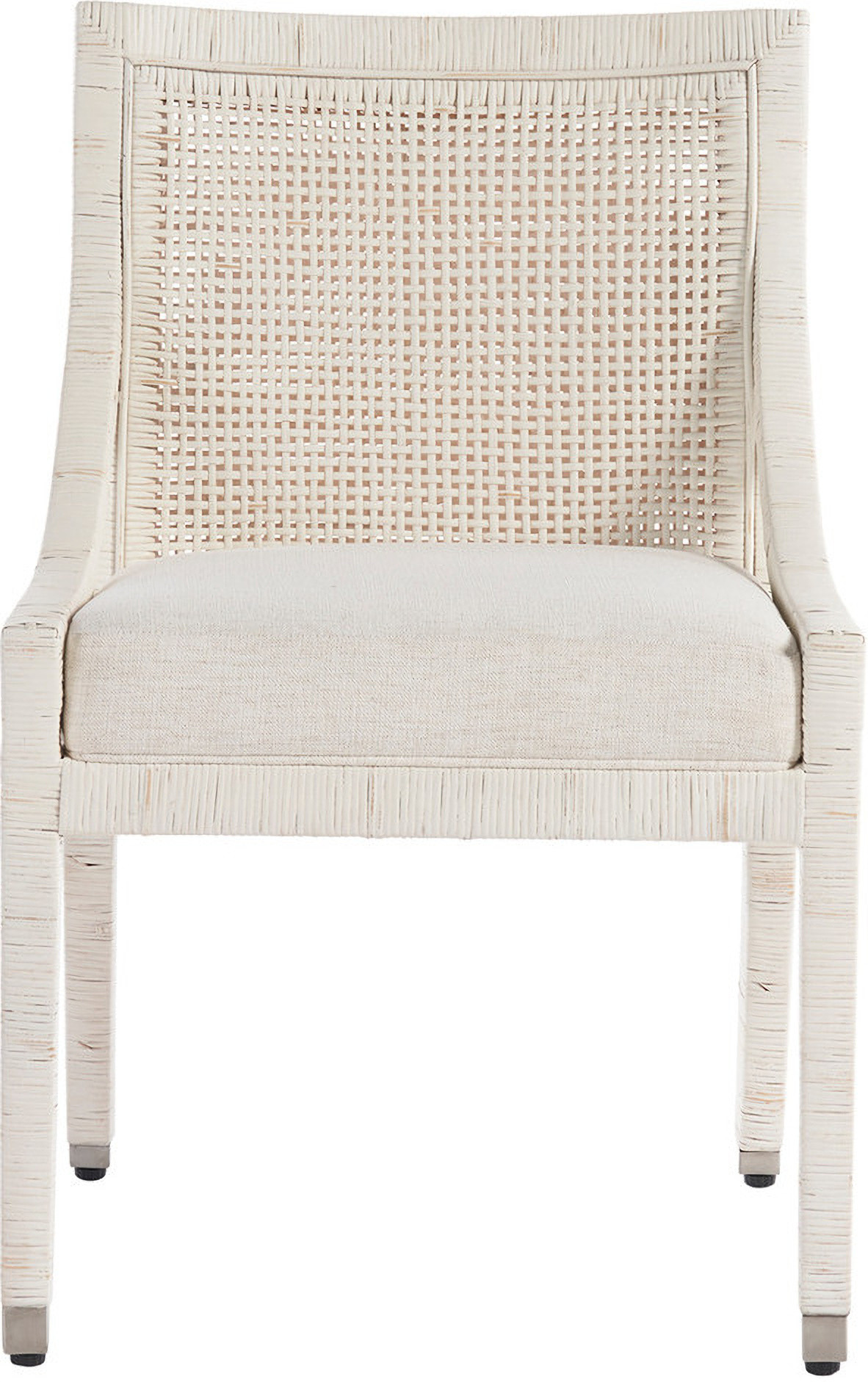 Weekender Longboat Dining Chair In White | 1stopbedrooms