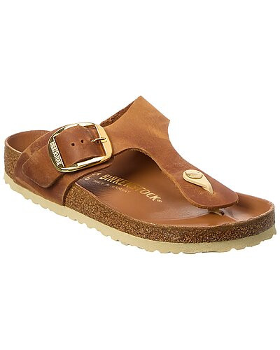 Gizeh Big Buckle Leather Sandal | Rue La La