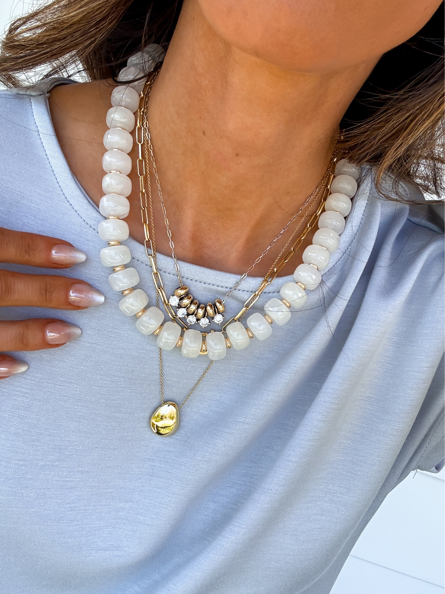 Obsessed with these beaded necklaces 

#LTKgrwm #LTKmomlife #LTKootd