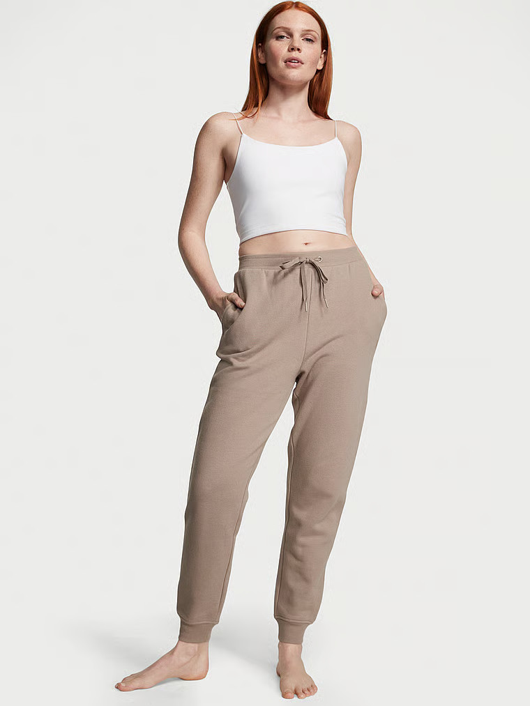 Cotton Fleece High-Rise Jogger Pants | Victoria's Secret (US / CA )