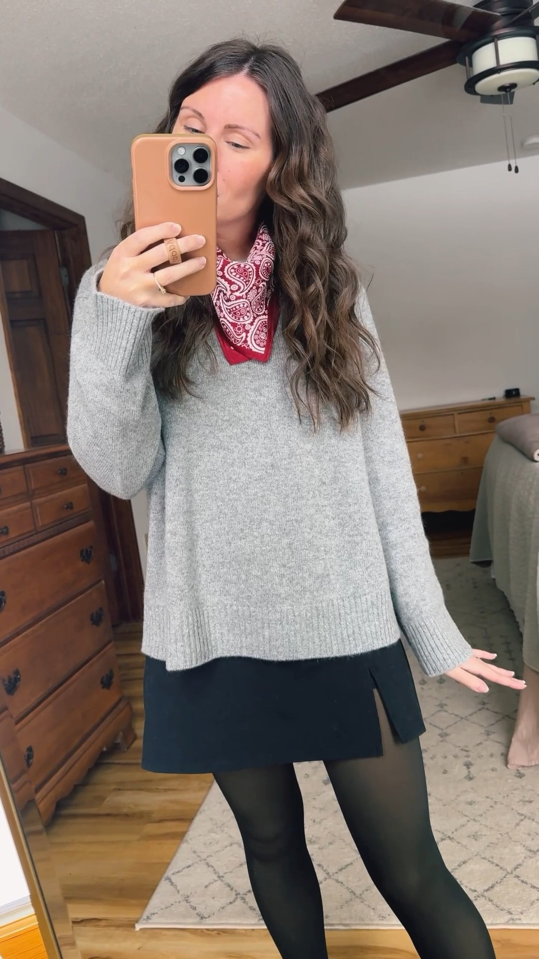 Wearing xs in my cashmere sweater (I also own in brown. I also linked some similar more affordable sweaters). My skort is older so I linked similar and my tights are fleece lined and size small/medium. My black leather Chelsea boots are 6.5



#LTKPetite #LTKgrwm #LTKootd