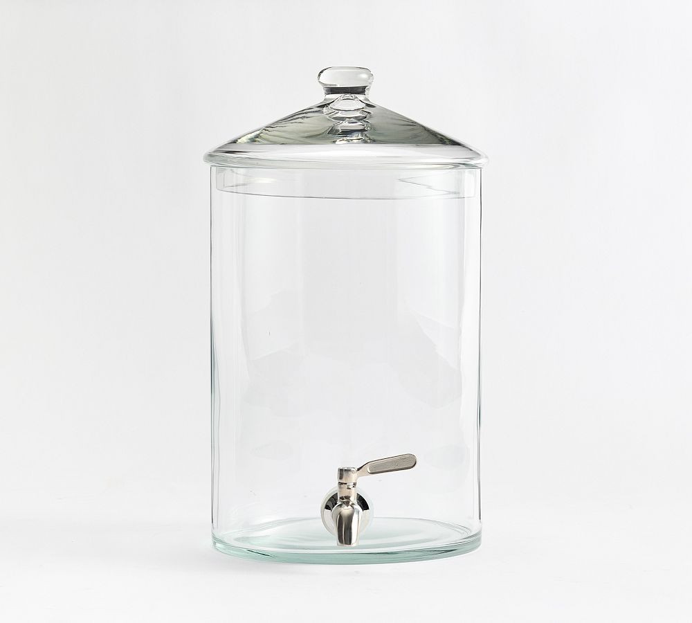 Clear Glass Drink Dispenser | Pottery Barn CA