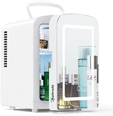 AstroAI Skincare Fridge 4 Liter/6 Can Beauty Fridge with LED Light 110V AC/12V DC Thermoelectric ... | Amazon (CA)