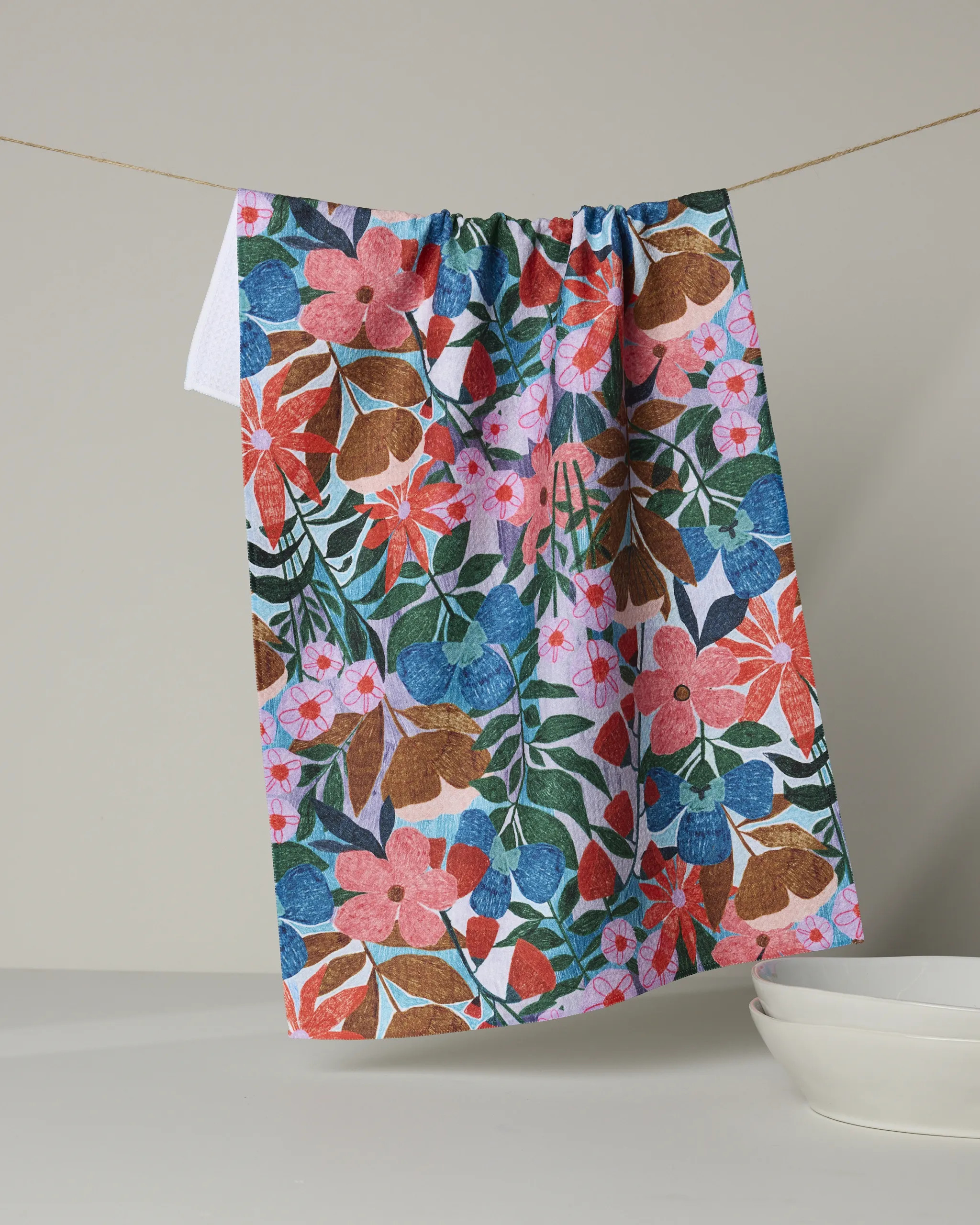 Bloom Entangled Tea Towel | Geometry | Geometry