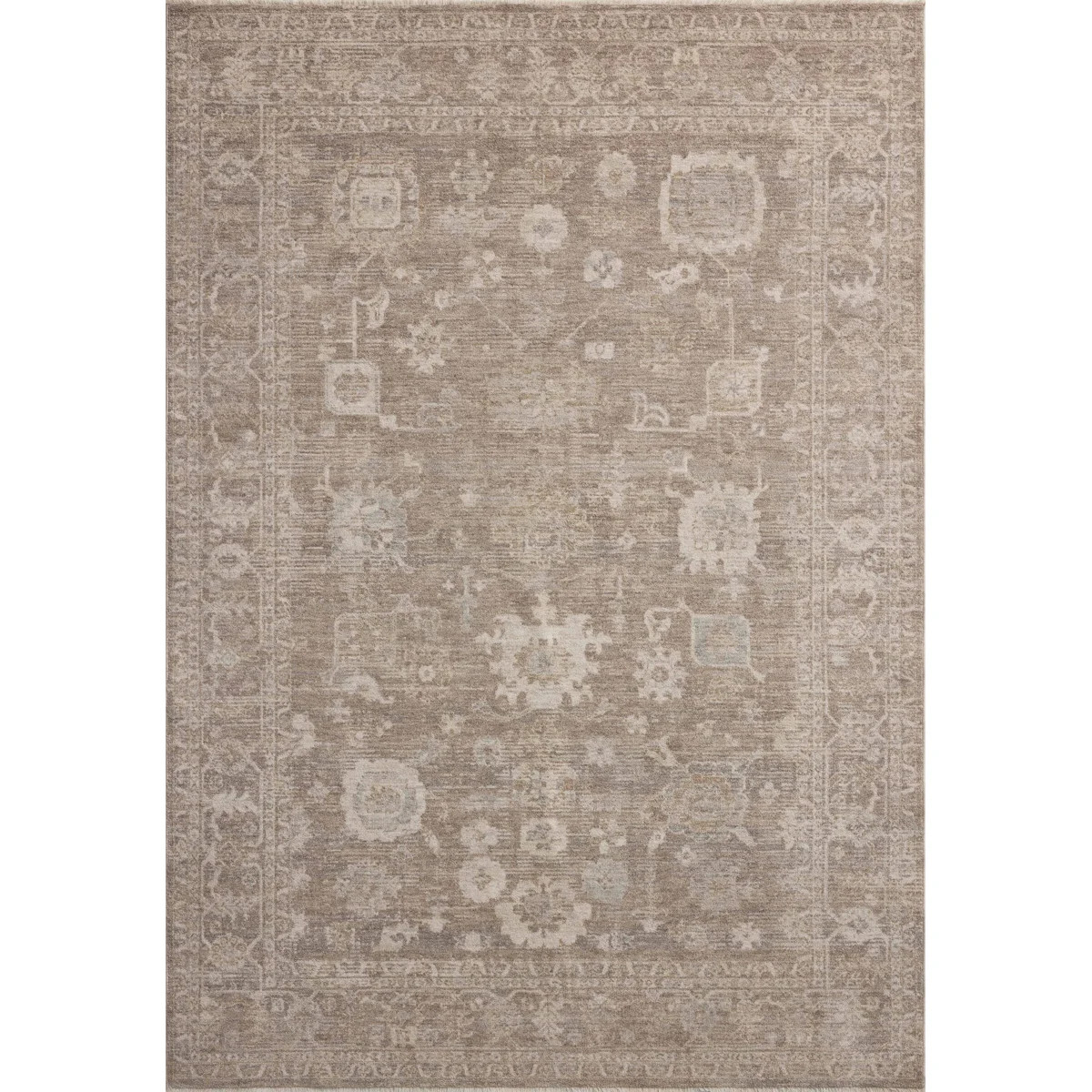 Chris Loves Julia x Loloi Louisa Taupe / Ivory Area Rug & Reviews | Wayfair | Wayfair North America