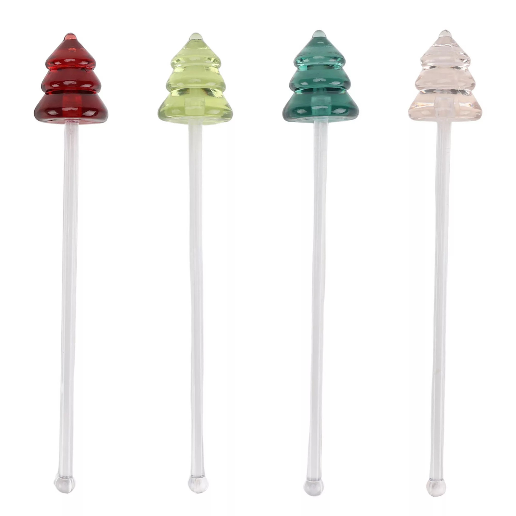 St. Nicholas Square® Tree Shape Acrylic Stir Sticks Set of 4 | Kohl's