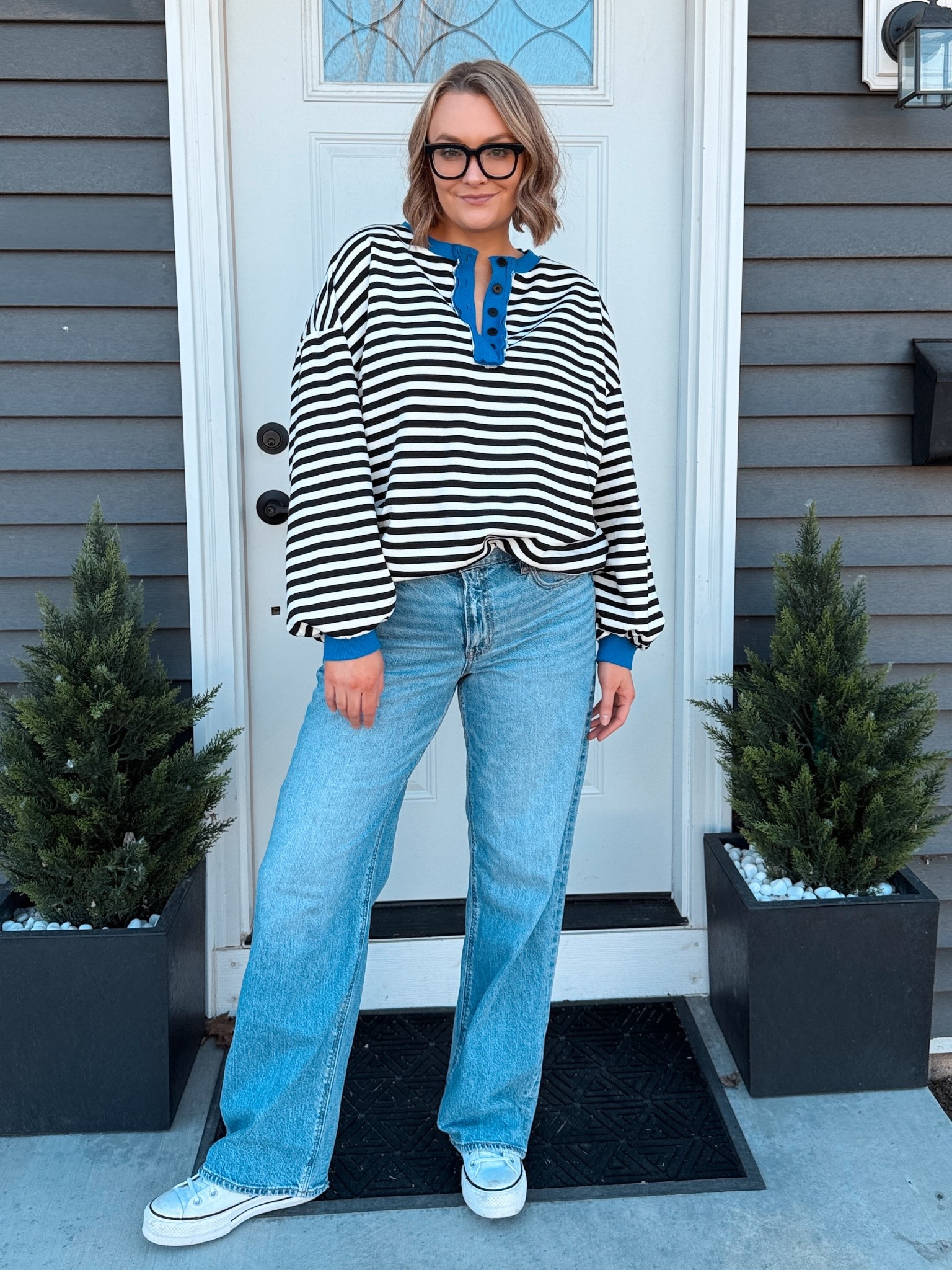 The cutest little mom ootd 🫶🏻

Sizing:
Shirt-L
Jeans-12L

#LTKMidsize #LTKStyleTip #LTKSaleAlert