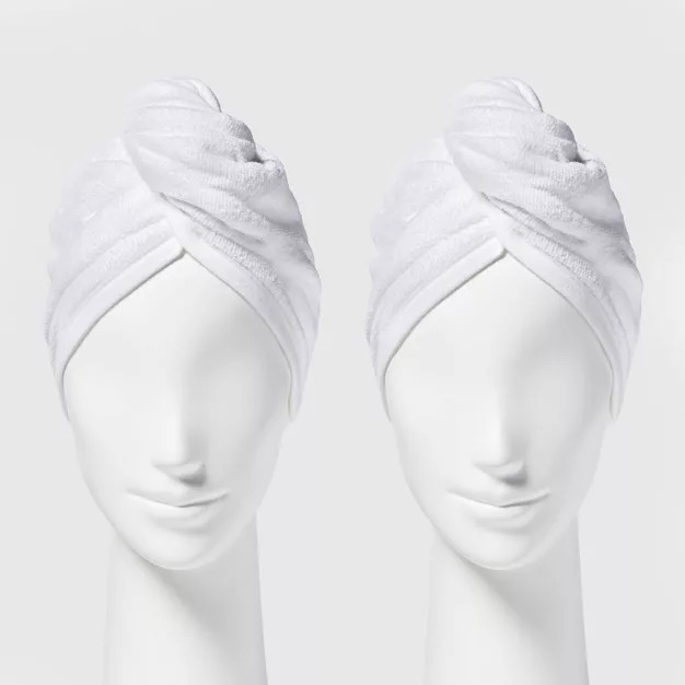 2pk Bath Hair Wrap Set - Room Essentials™ | Target