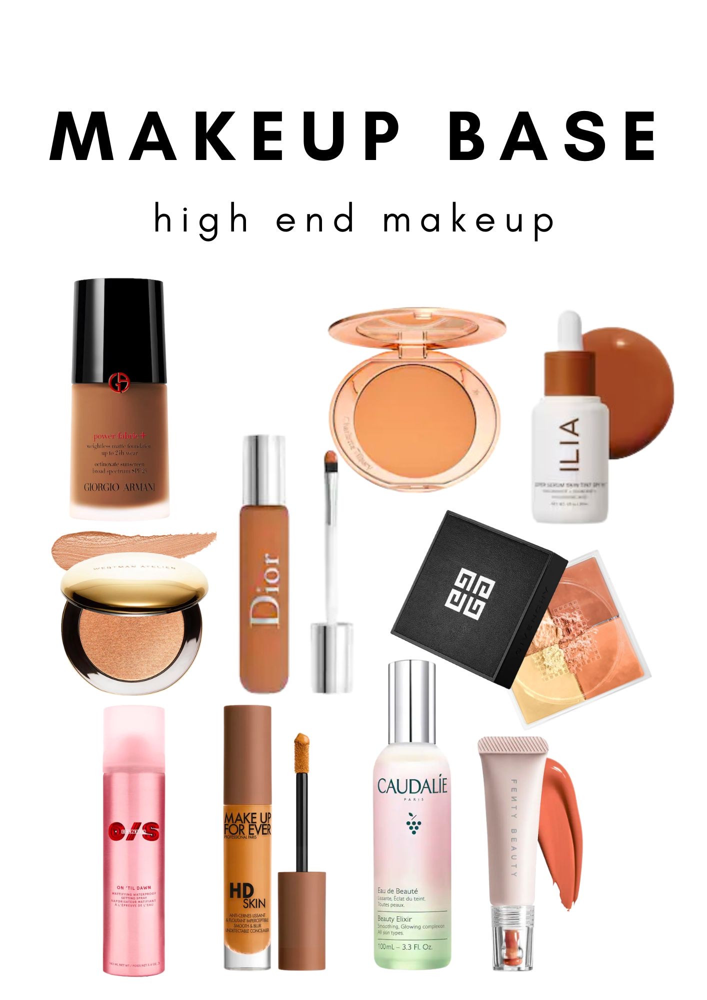 All about that base 🤍 #makeup #baseproducts #armanibeauty #givenchybeauty #ilia #onesize #charlottetilbury #westmanatelier #caudalie

#LTKBeauty #LTKdayinmylife #LTKgrwm