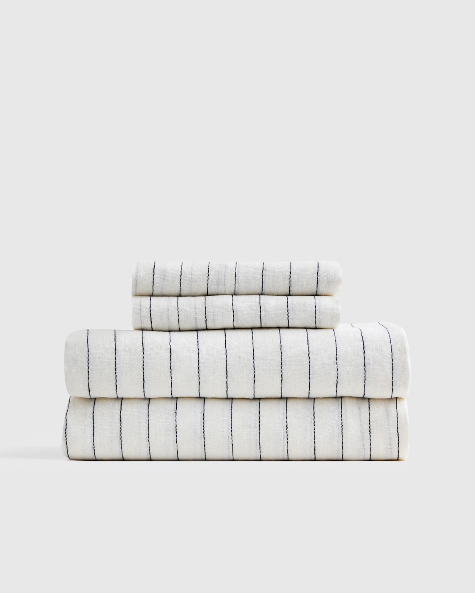 Quince | European Linen Sheet Set in Ivory, Size Twin XL | Quince