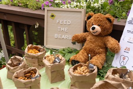 Feed the bears letter board signage for trail mix bar at baby’s Beary First birthday 🧸

#LTKbaby #LTKFind #LTKhome