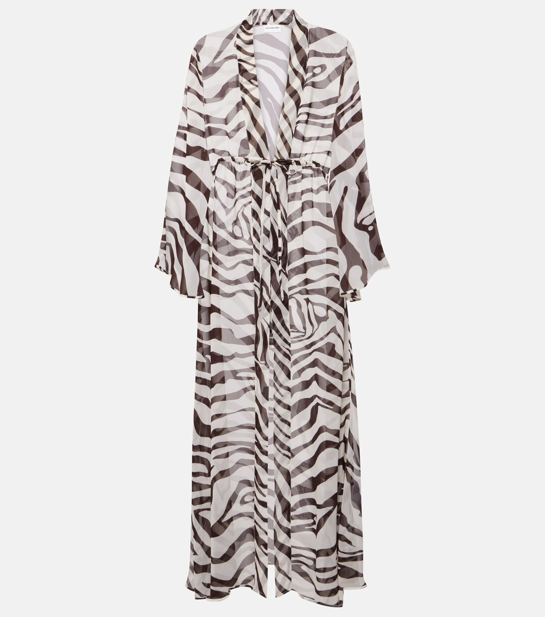 Betty zebra-print chiffon kaftan | Mytheresa (UK)