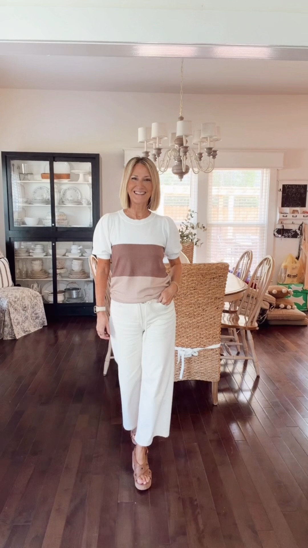 I truly love a puff sleeve 🤍 This lightweight sweater is just the sweetest little piece for spring, and these block heel sandals go with absolutely everything.

#LTKgrwm #LTKSaleAlert #LTKootd