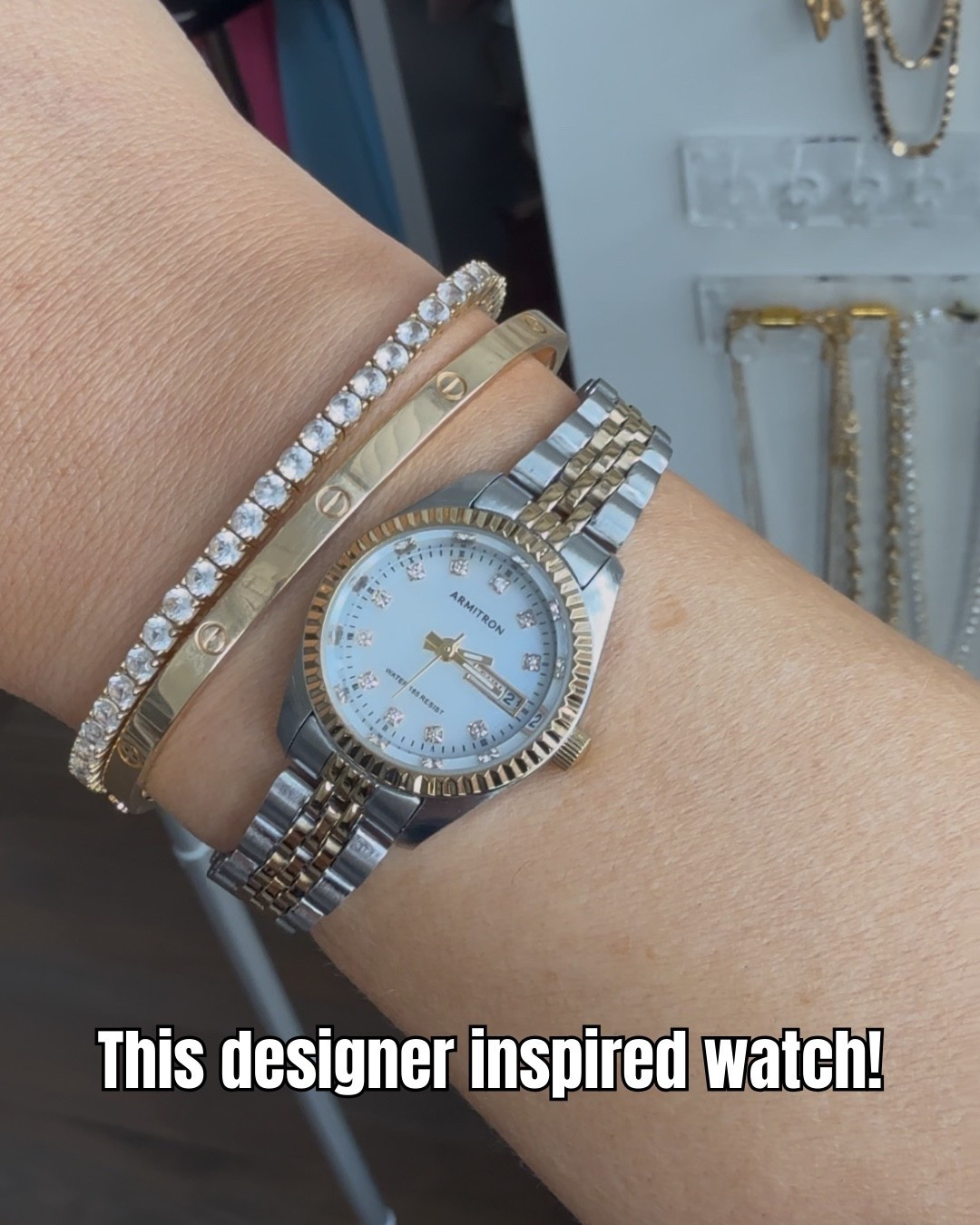 This designer inspired watch is from
Amazon and super affordable 

#LTKgrwm #LTKSpringSale #LTKootd