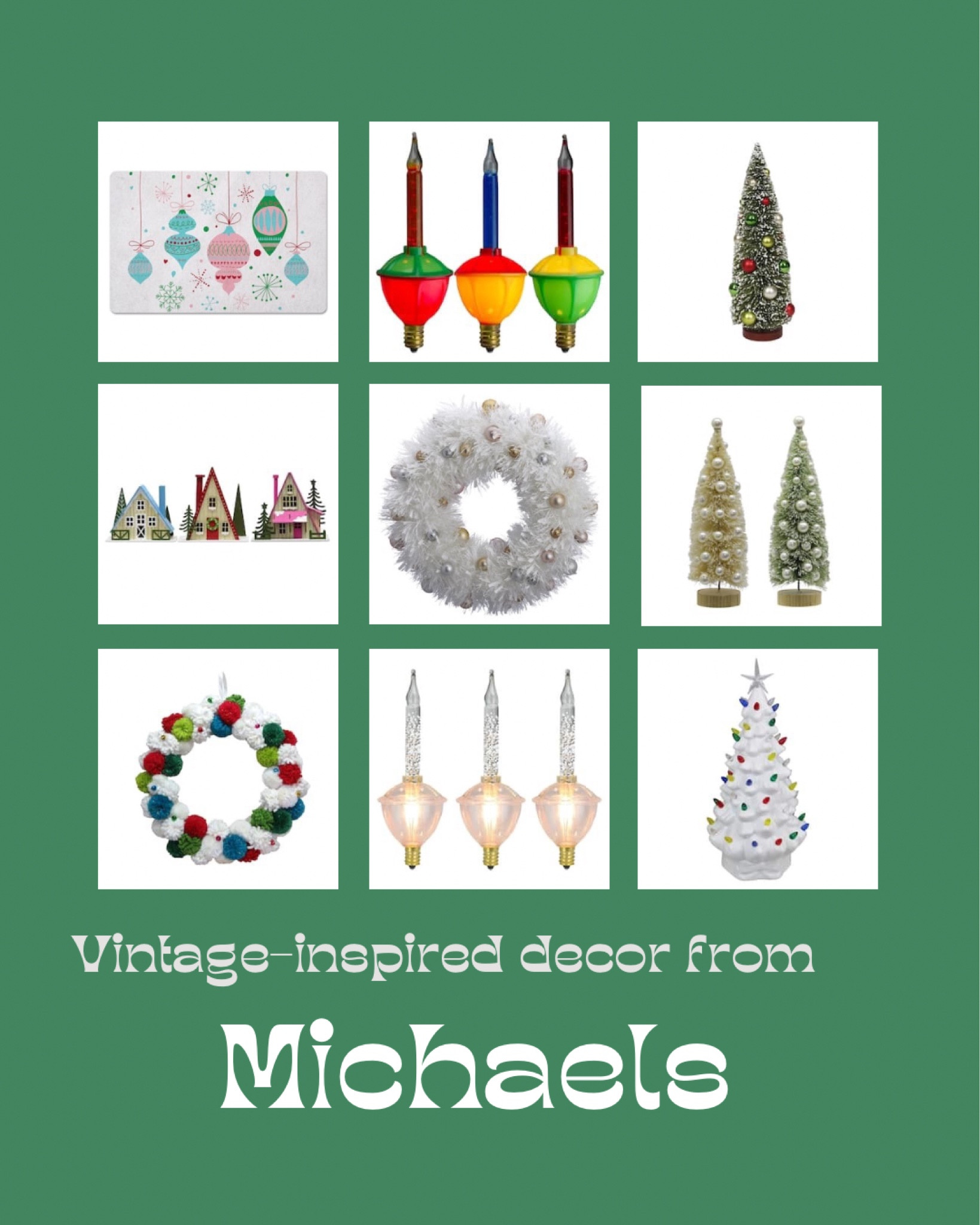 My favorite vintage-inspired decor from Michaels this year!

#LTKunder50 #LTKHoliday #LTKSeasonal